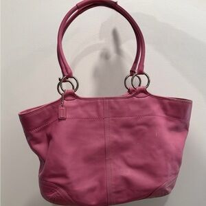 Coach Soho Bleecker Carryall in Barbie Pink